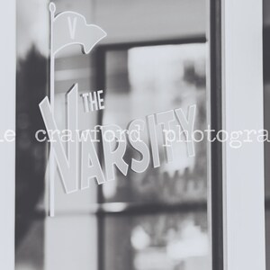 The Varsity Atlanta Georgia North Avenue Black and White Photo Photograph Fine Art Print Photography katiecrawfordphoto