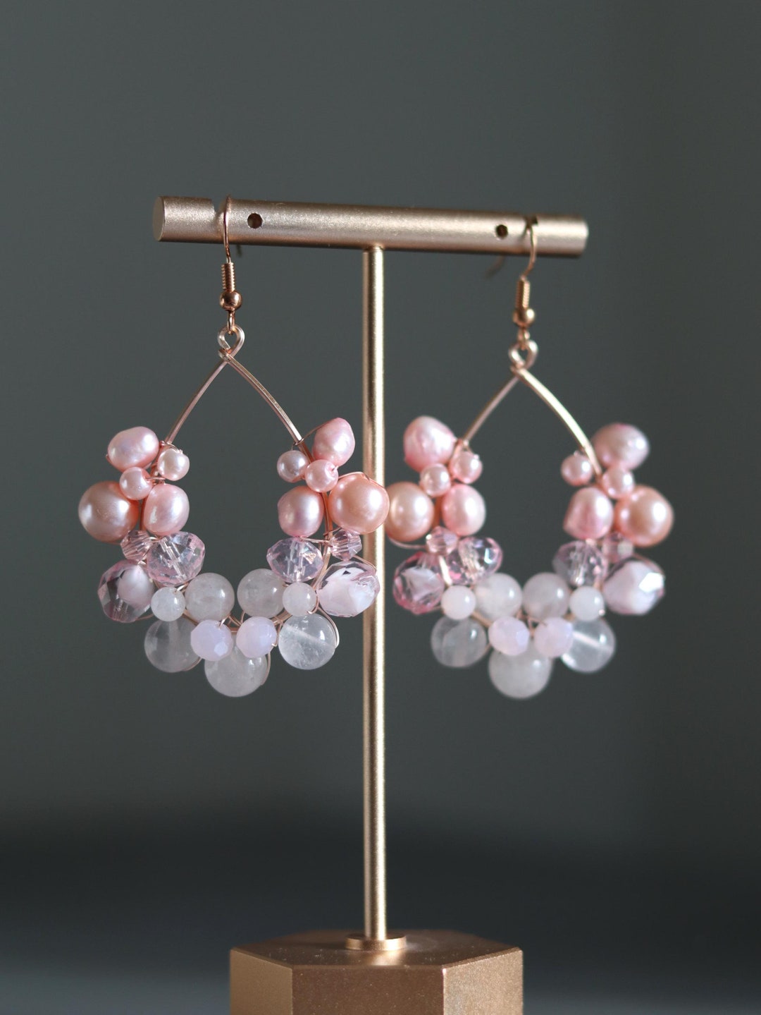 CERISE PAVÉ PINK MULTI TONE MINI HOOPS