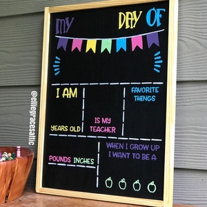 Back to School Chalkboard