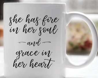 10pcs//lot She Has Fire In Her Soul and Grace In Her Heart Charm pendant 20mm
