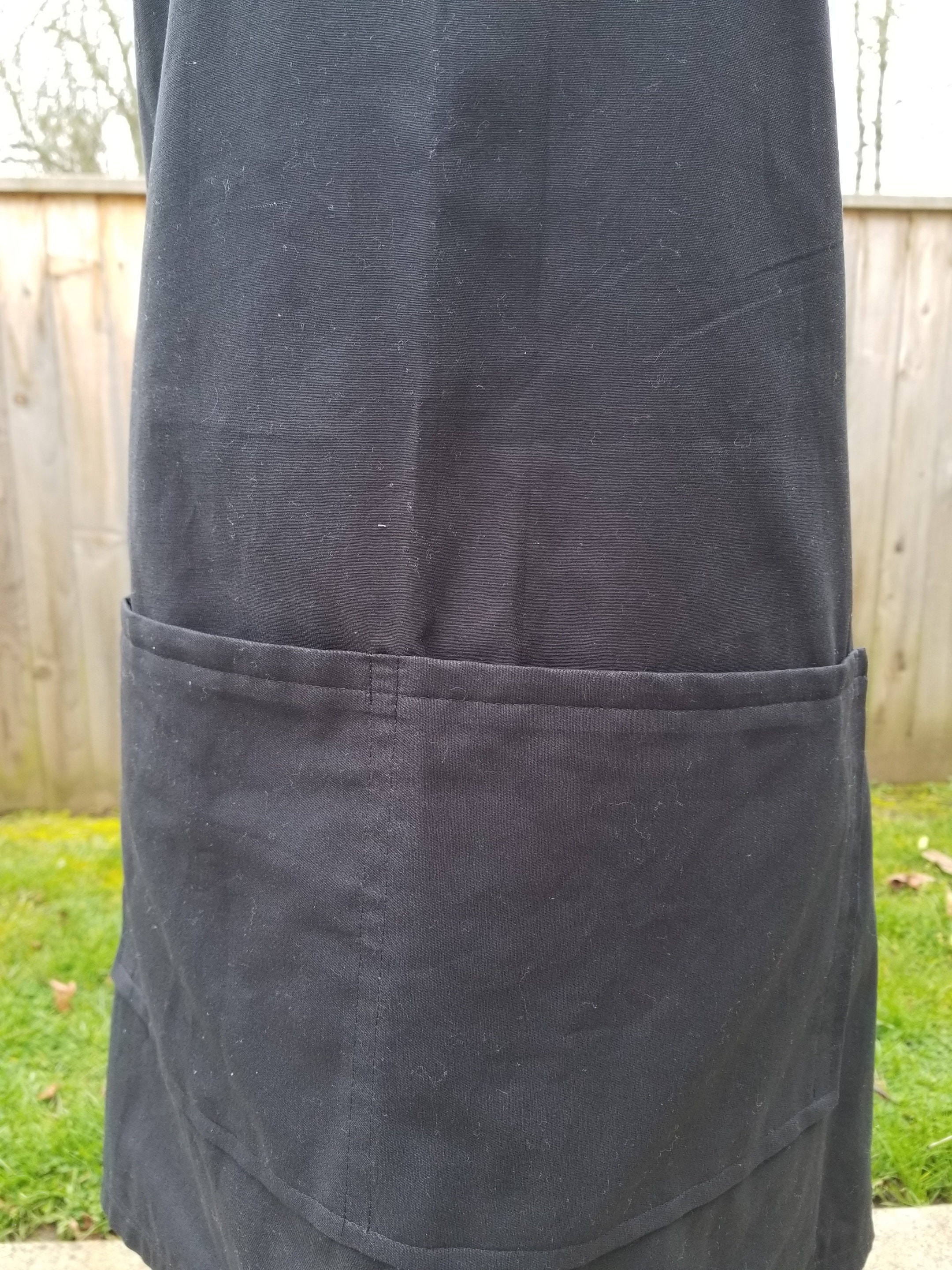 Black Servers Apron Etsy