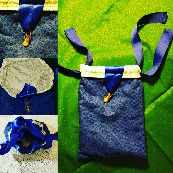 Breloque Scarabée égyptien Fait Main - Pour Sac Ou Trousse - Zip à Clipser - Métal Multicolore