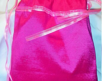Sizzling fuchsia pink tote or Tarot bag