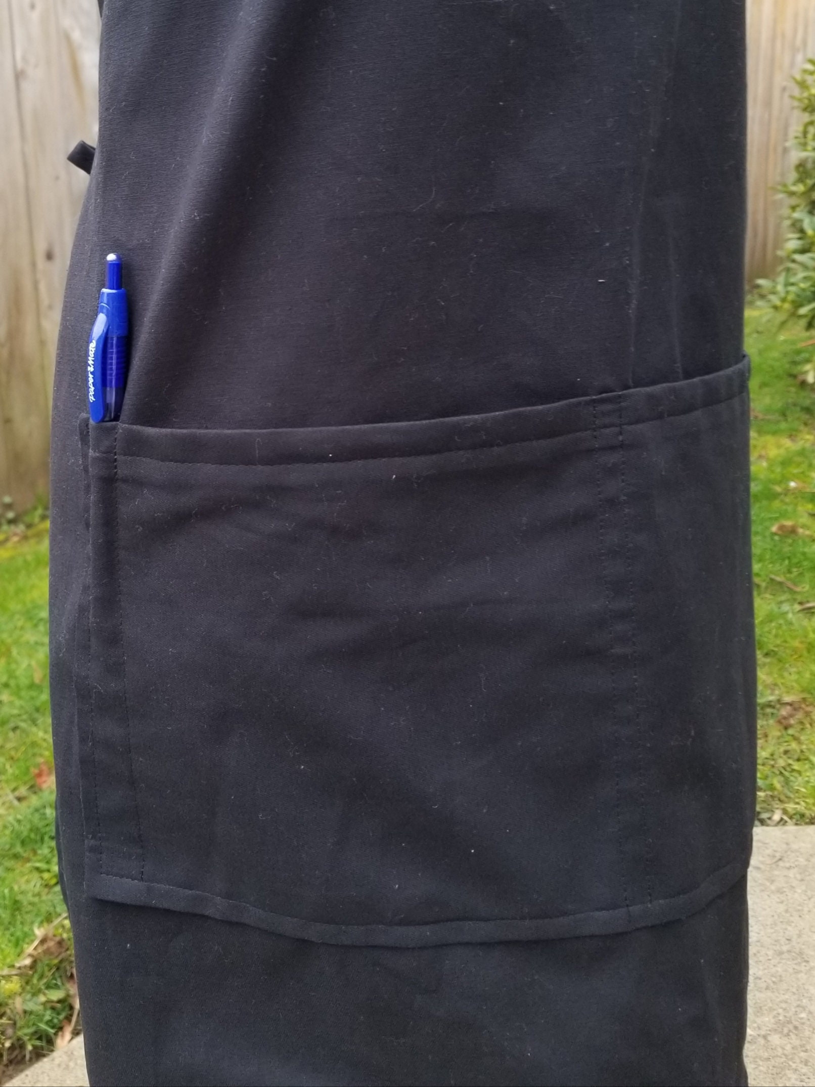 Black Servers Apron Etsy