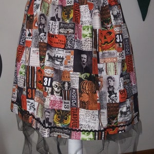 October scary skirt