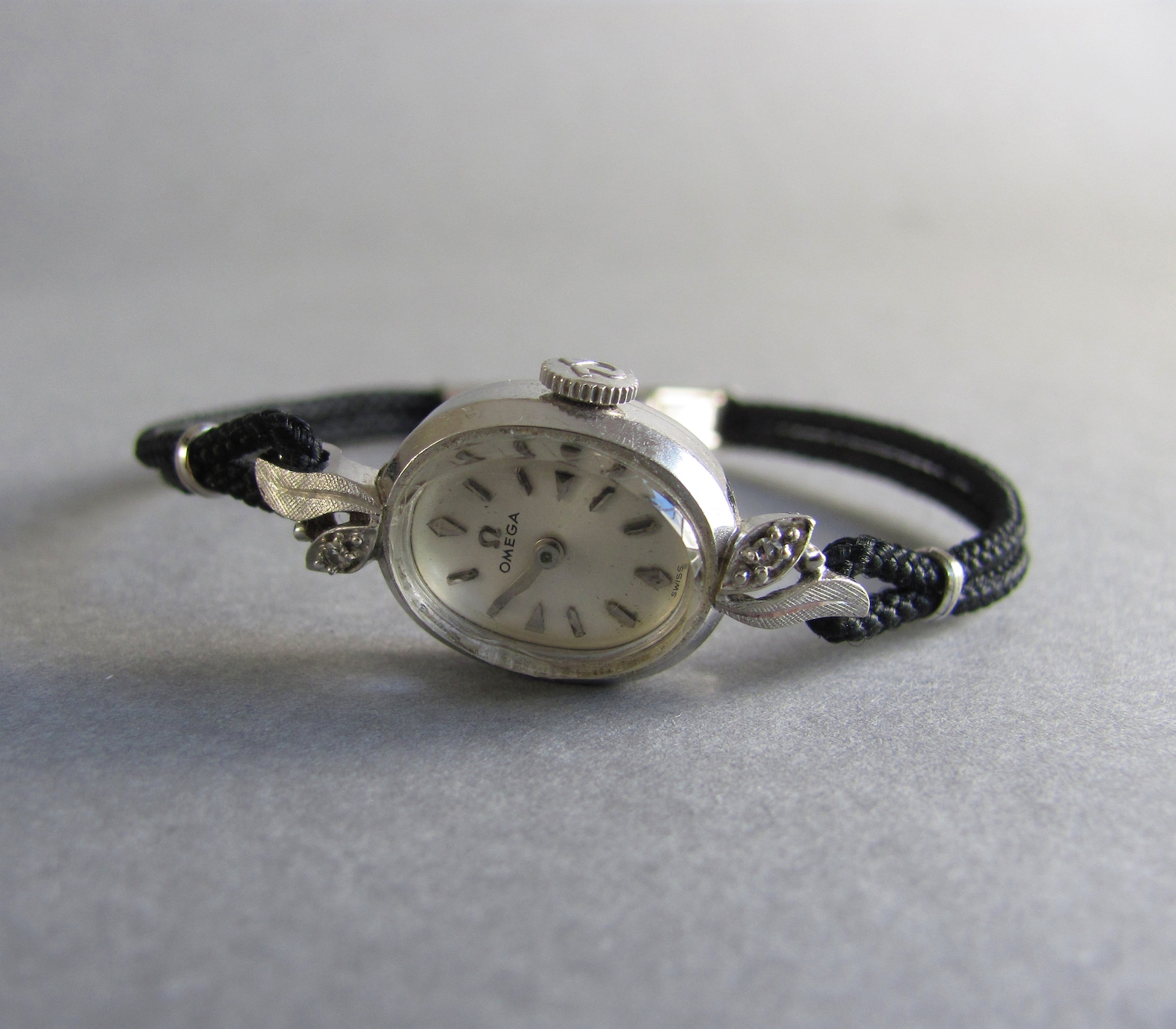 Omega watch vintage 1950s 1960s Omega ladies watch 10k white Etsy
