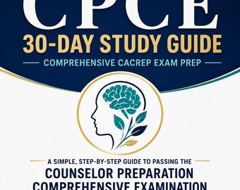 CPCE Study Guide | 30-Day CACREP Exam Prep | 80 High-Yield Practice Questions (PDF Download) - By a student who passed in 30 days.