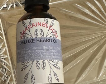 Deluxe Face And  Beard Oil - All Natural Lightweight 2oz
