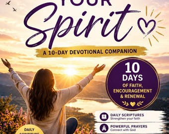 10-Day Devotional Journal | Faith, Encouragement, Renewal (Digital Download)