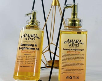 Turmeric Kojic Acid Glow Oil, Hydrating Face & Body Serum (300ml)