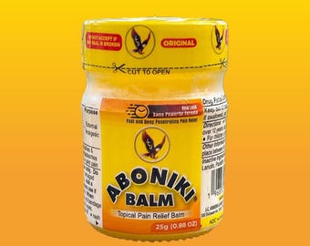 Original Aboniki Hot Balm. 1 - 25g Travel Size