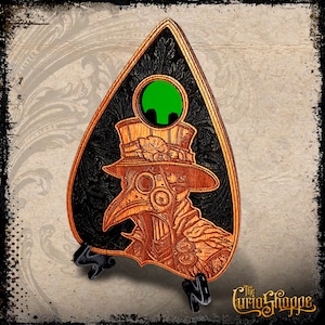 Engraved Wood Planchette for Ouija Board - The Plague