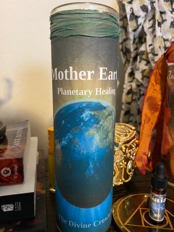 Mother Earth Candle For healing and honoring Mother Etsy