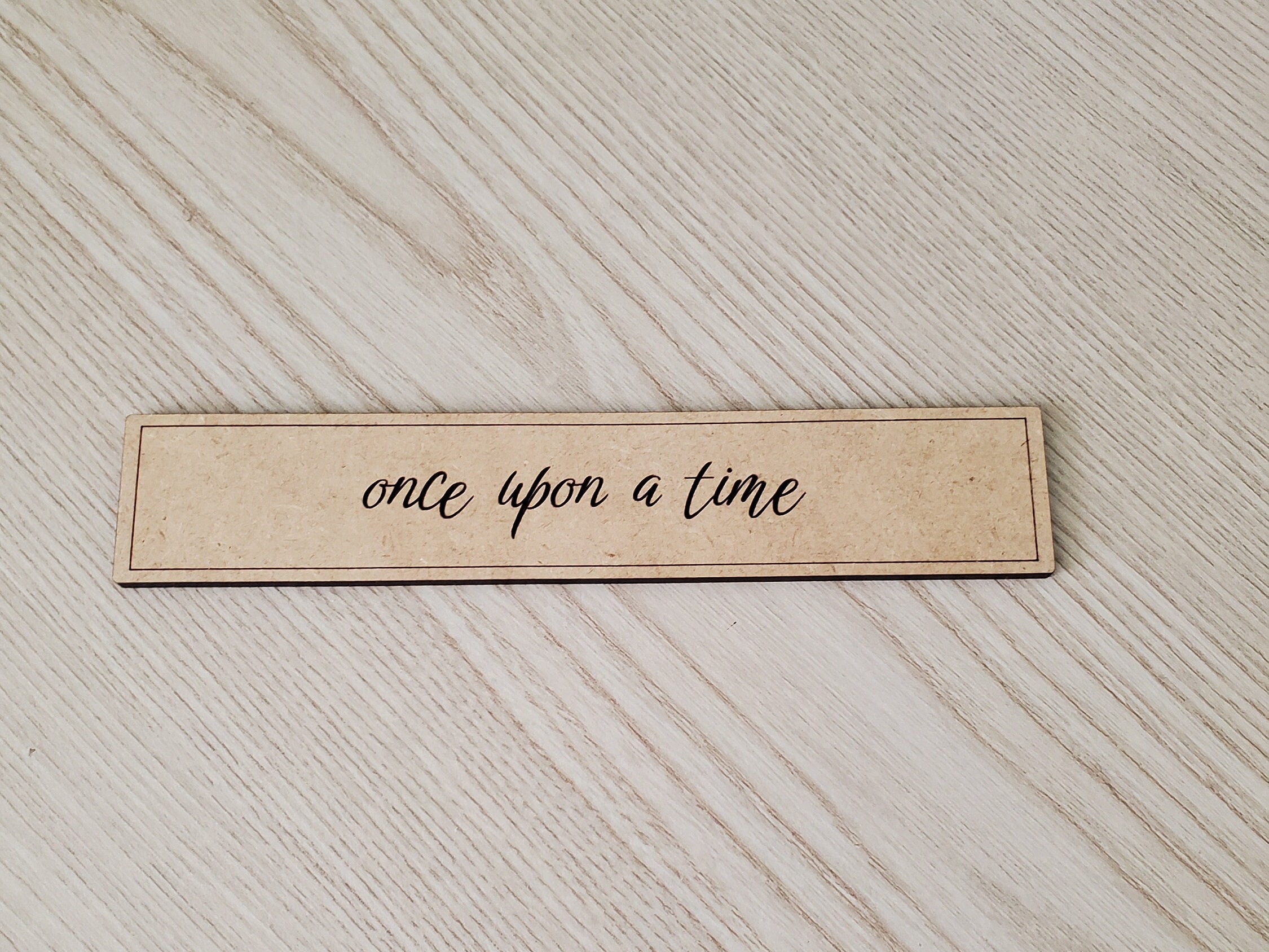 Once Upon A Time Wooden Bookmark, Teacher Gifts, Book Lover Gift ...
