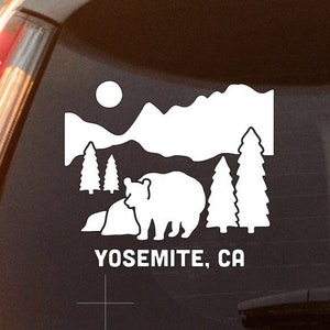 Customizable National Park Decal - Yosemite, California