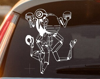 Mr.Handy Decal Fallout Inspired