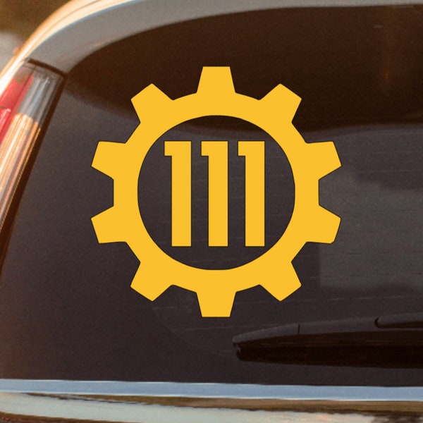 Custom Vault Tec Inspired Fallout Decal