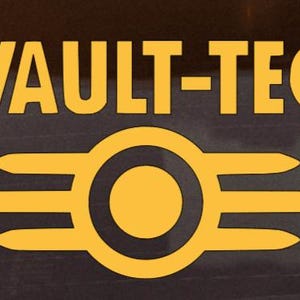 Vault - Tec Logo Inspired Fallout 4 Decal