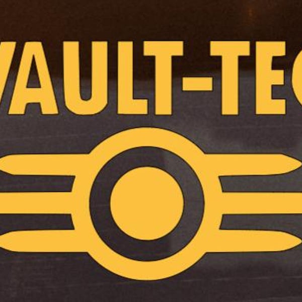 Vault - tec Logo inspiriert Fallout 4 Aufkleber