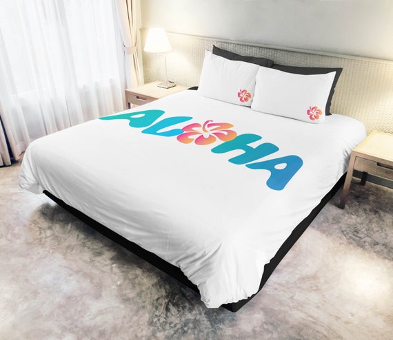Aloha Hawaii Bedding Hawaii Bedding Aloha Hawaii Duvet Etsy