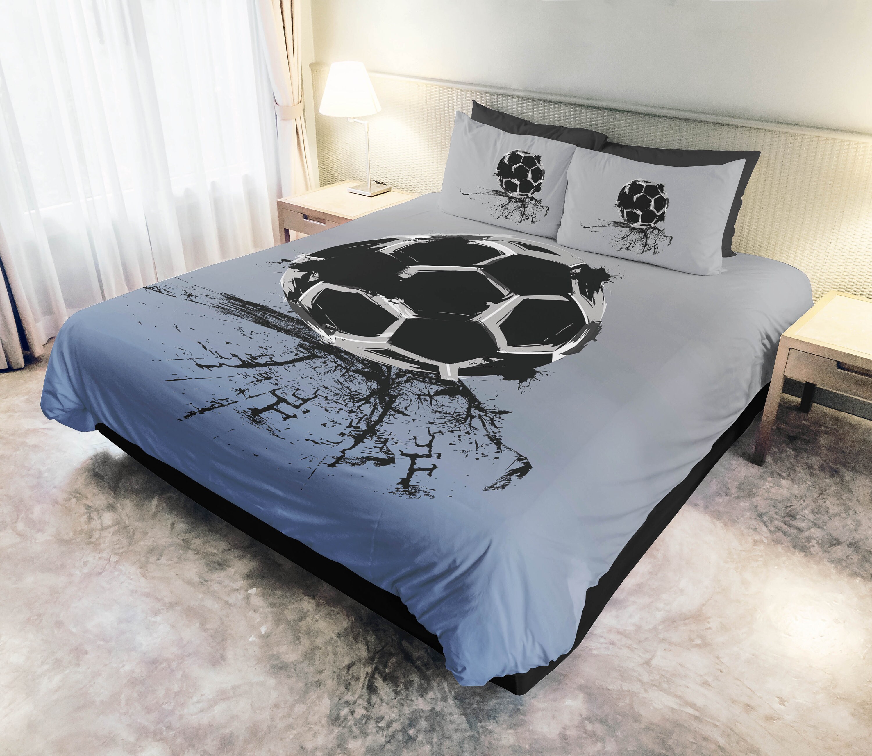 Soccer Duvet Kids Bedding Ball 50