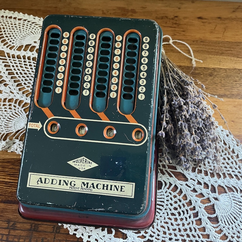 Antique Adding Machine - Etsy