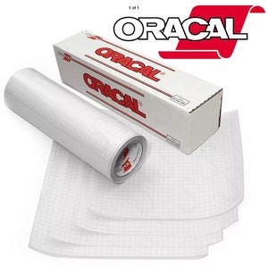 24 x 300' Roll of Clear Transfer Tape for Vinyl, Made in America, Premium-Grade Vinyl Transfer Tape/Application Tape with Medium-High Tack Adhesive