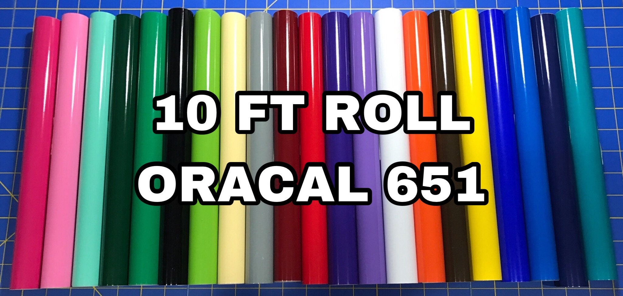Vinyl for Cricut Silhouette Oracal 651 Permanent Adhesive - Etsy