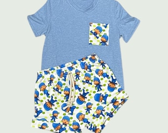 Pocoyo Pocket Shirt & Shorts Set, Baby and Toddler Clothing
