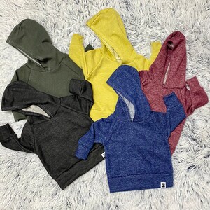 Handmade French Terry Kids Hoodie: Soft & Comfy Toddler Sweatshirt