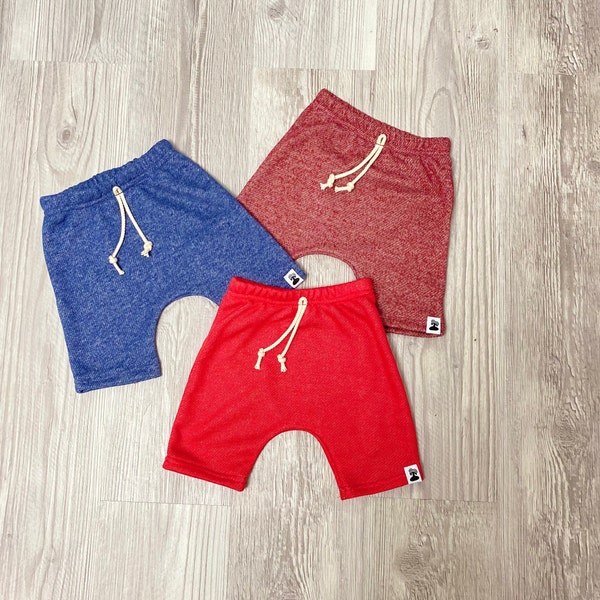 Shorts toddler boys shorts girl shorts - solid shorts - terry shorts - kids jogging shorts, children shorts - baby shorts