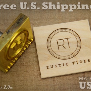 Branding Iron - 2in x 2in Custom Artwork for Wood or Leather Stamp