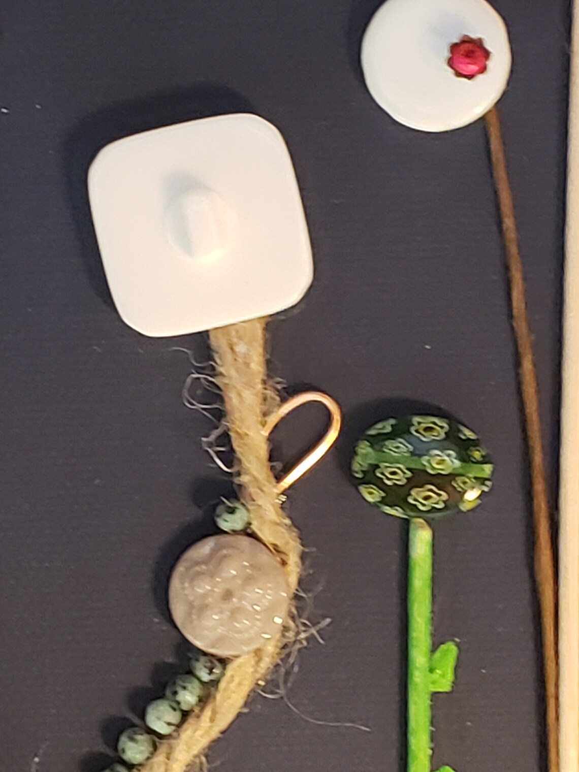 Modern Vintage Abstract Canvas Wall Hanging Etsy