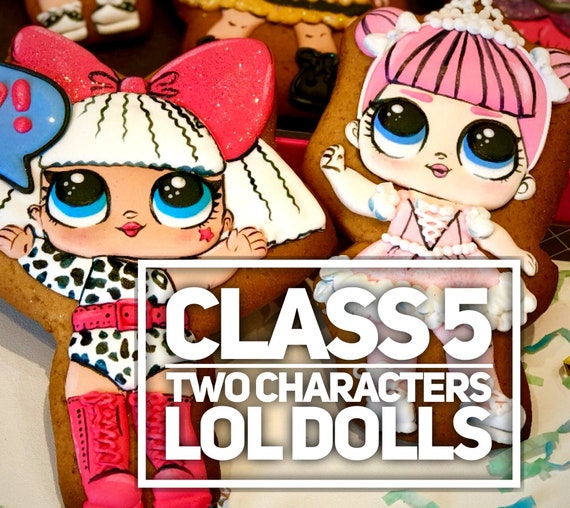 Online video class: Shimmer and Shine cookies. Step-by-step video class.