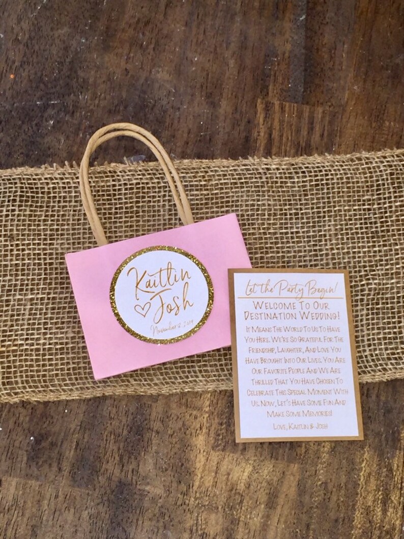 Destination Deluxe Beach Mini Wedding Bag Set of 6 Etsy