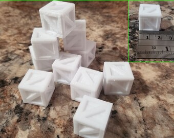Crates, Scenery for Tabletop RPG, 3D Printed and Paintable