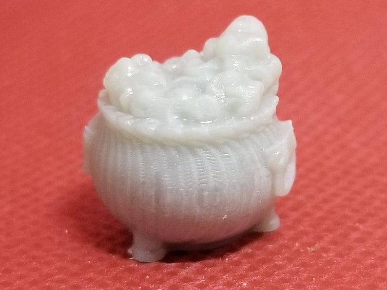 Table Top Mini Cauldron 3D Printed in Resin