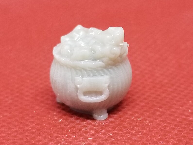 Table Top Mini Cauldron 3D Printed in Resin