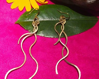 Etnic spiral earrings