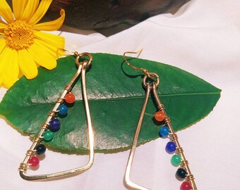 Planet sphere earrings