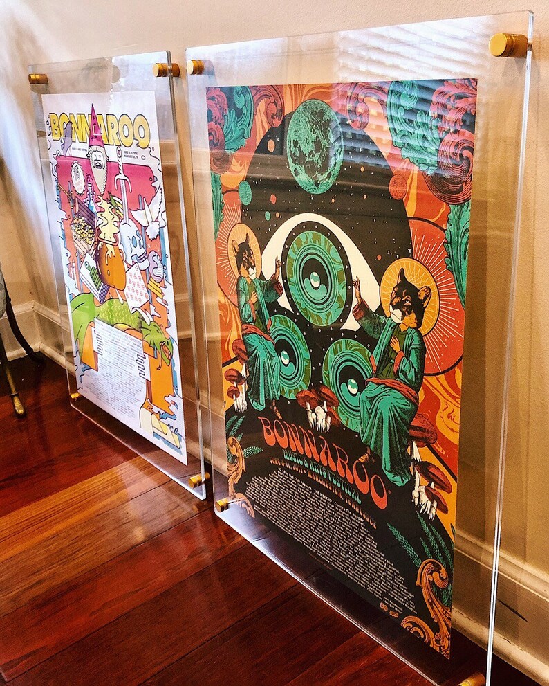 22 x 28 Floating Acrylic Frame / Concert Poster Etsy