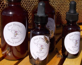 Organic Propolis Tincture: Bee Glue Resin Extract, Natural Hive Product