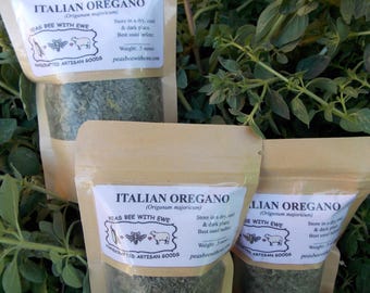 Organic Italian Oregano, Dried Herb, Herbal Tea