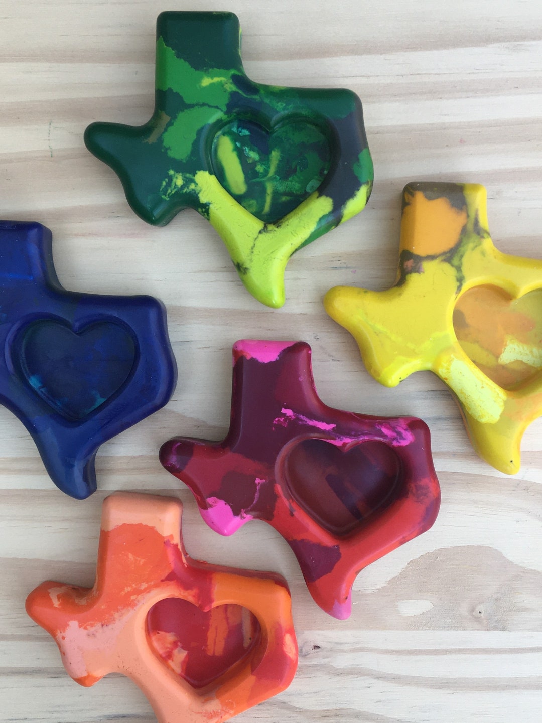 Texas Shaped Crayons. State of Texas Crayons. Texas Gifts. Etsy