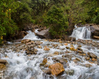Rushing River in the Cloud Forest — Peru