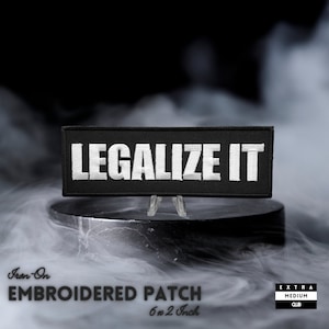 LEGALISERA DET Broderad lapp | marijuana cannabis ogräs punk rocker kvalitet