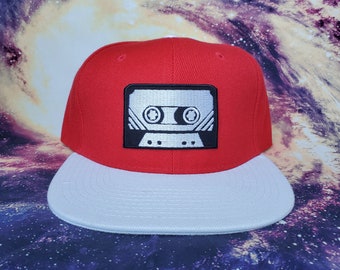 Cassette Snapback | snapback hat unique fashion flatbrim rare limited festival music lover throwback fashion