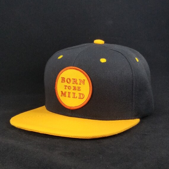 Born to Be Mild Snapback Hat | Hipster Unique Snap Back Fashion Pun