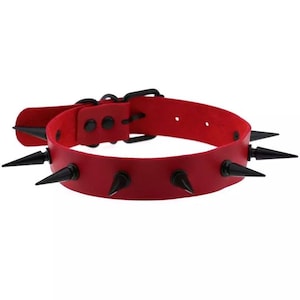 Spiked Choker, Gothic Spiked Choker, Vegan Friendly Choker, Spiked Jewelry, Fetish Choker, Fetish Jewelry, Punk Choker, Goth Choker