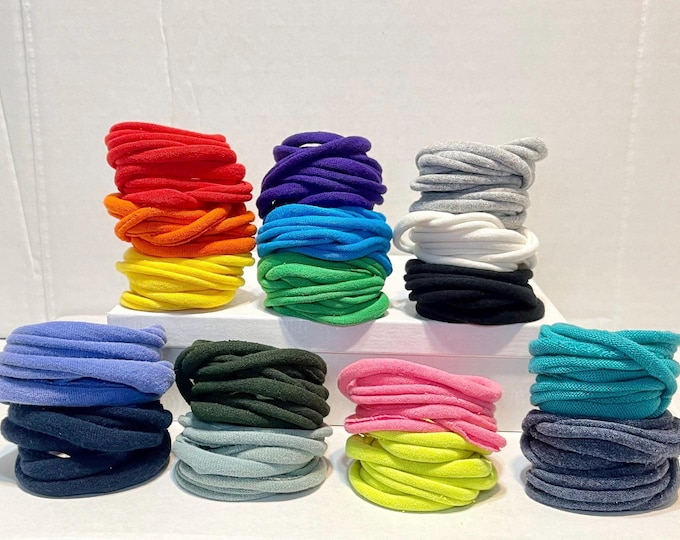 Recycled T-Shirt Wrap Bracelet, Upcycled Fabric, Stackable Bracelets